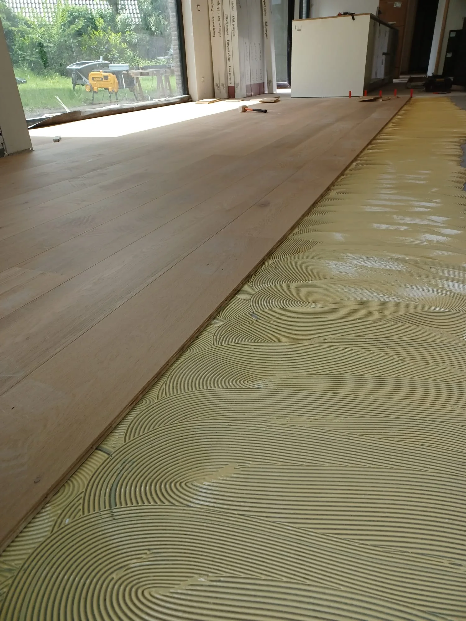 Pose de parquet sur sous-couche isolante